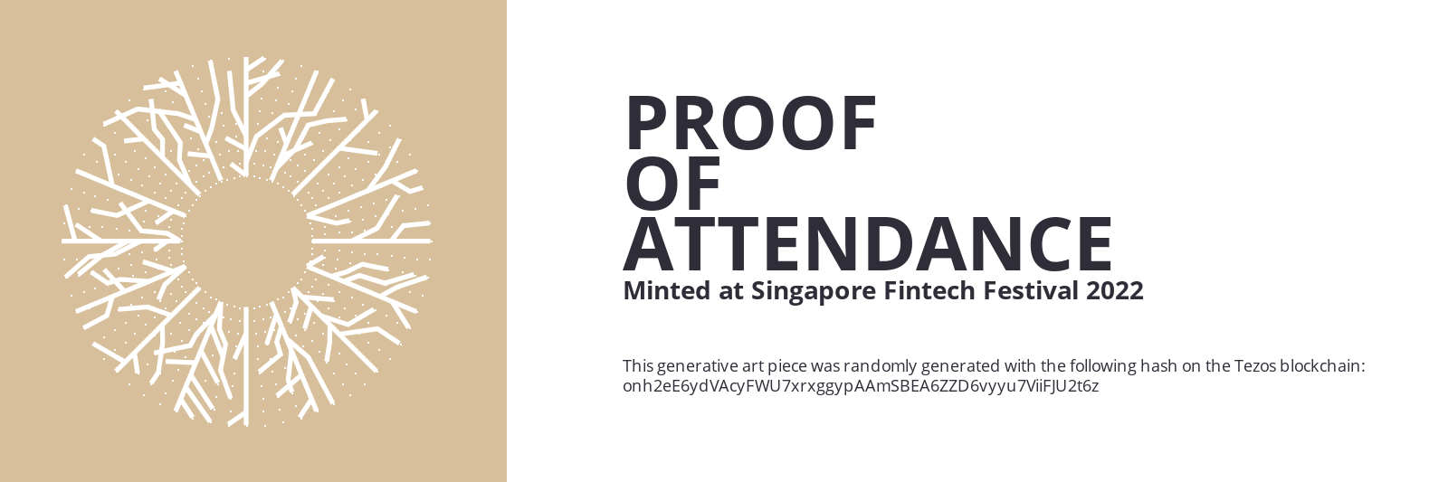 SFF2022 Proof of Attendance Token #2286 static token preview