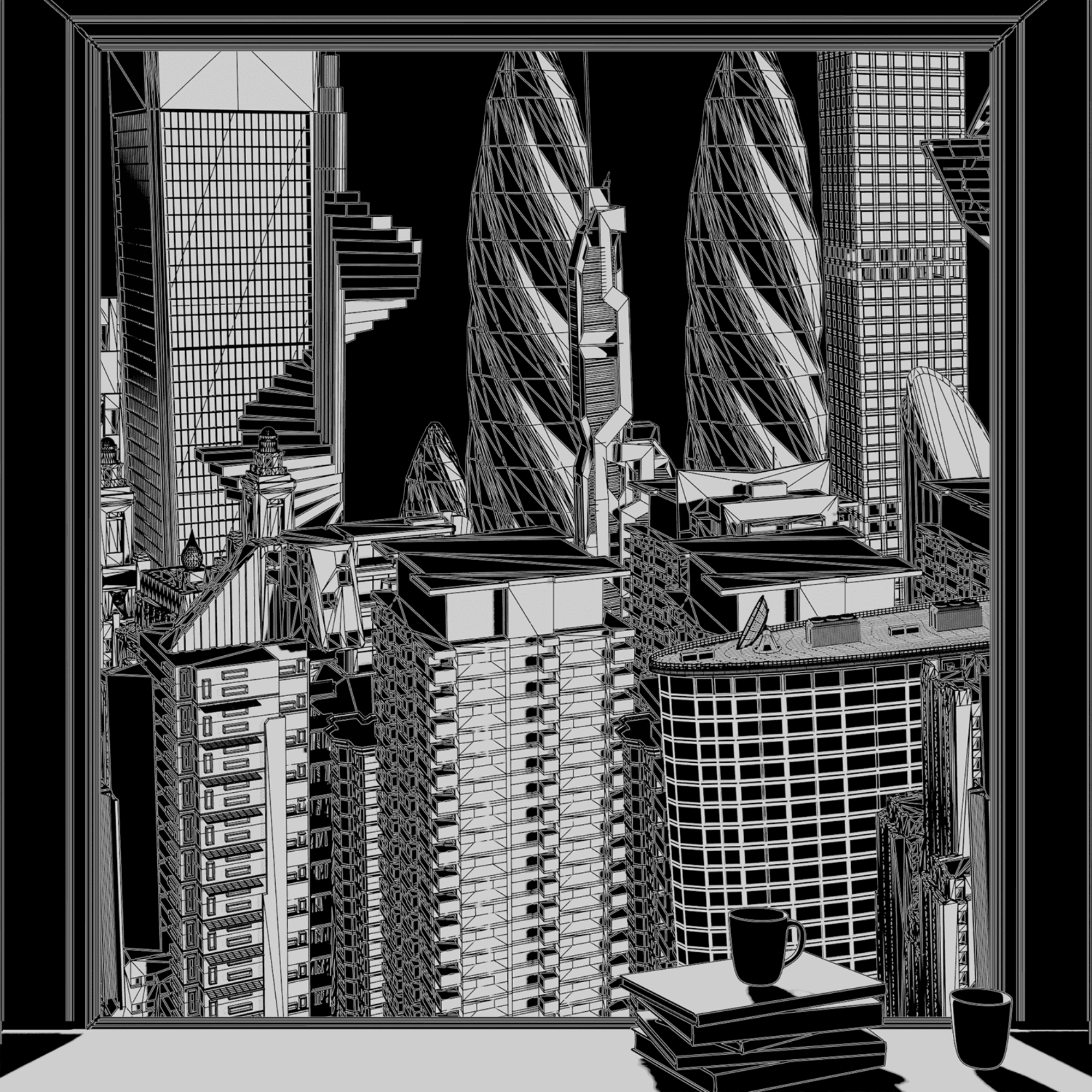 City View #476 static NFT preview