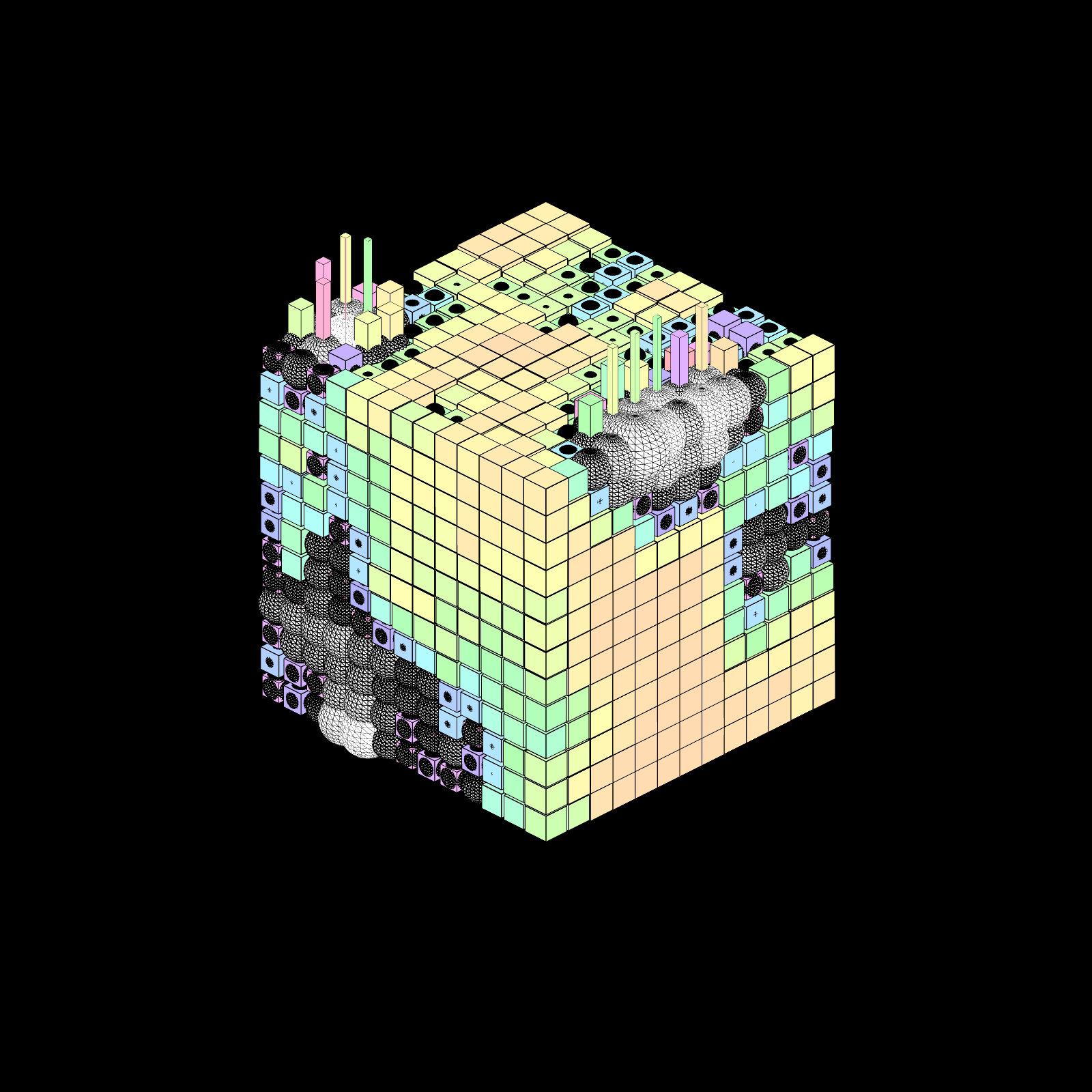 Drip Cube #56 static NFT preview