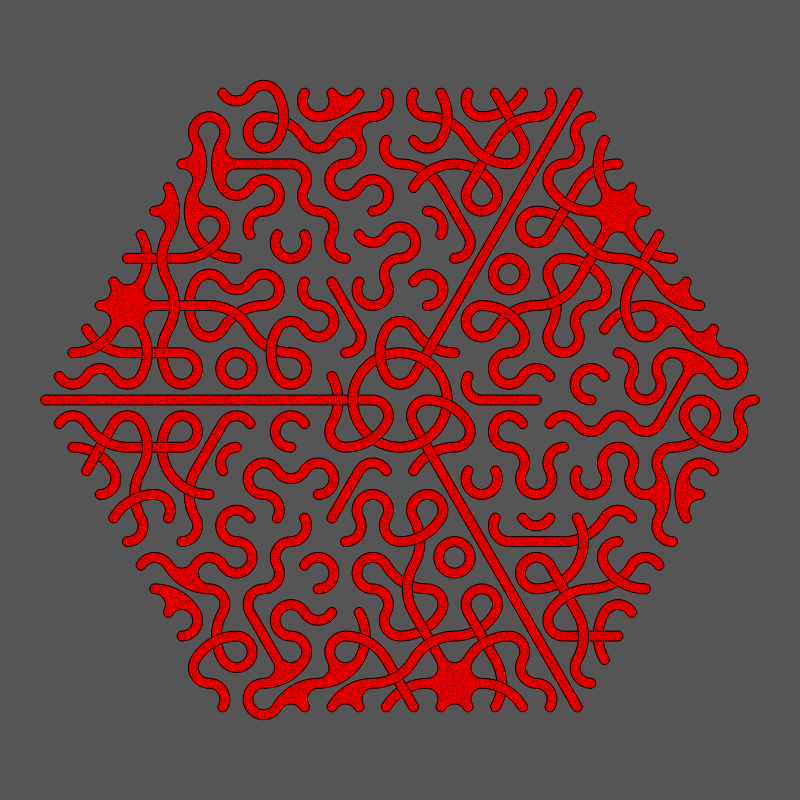 Threefold Symmetry - Dark Variations #15 static token preview