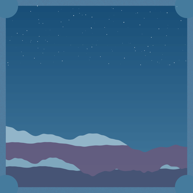 Stars and snow in the Andes Mountains #3 static token preview