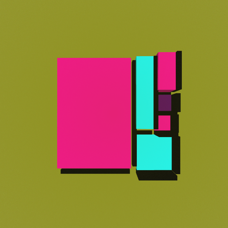 Mondrian3D #80 static NFT preview