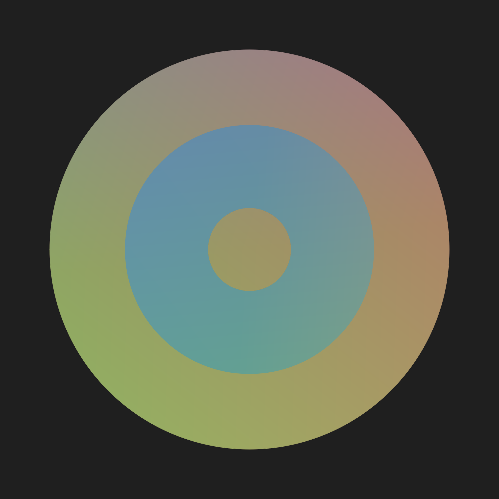 Gradient shapes #191 static NFT preview