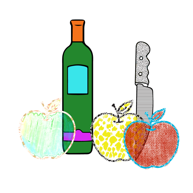 bottle and apples #87 static token preview