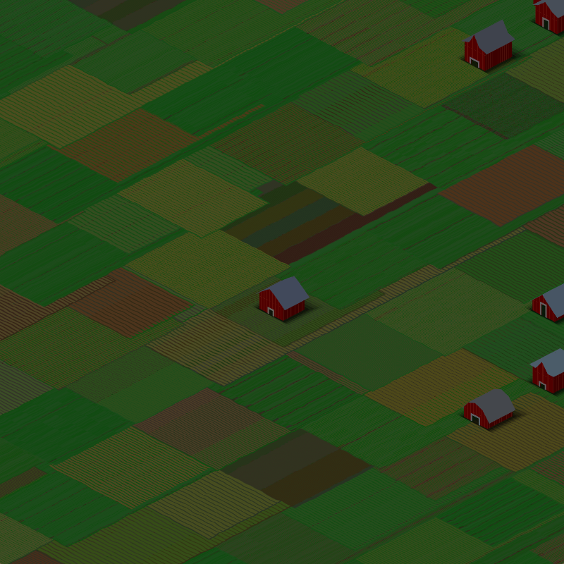RED FARMS IN A QUIET COUNTY #32 static token preview