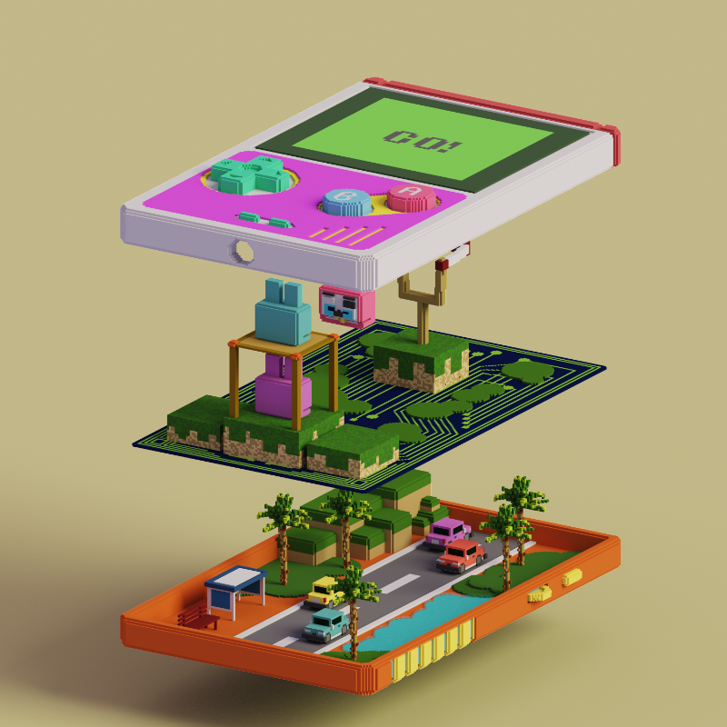 Gameboy Component #94 static NFT preview