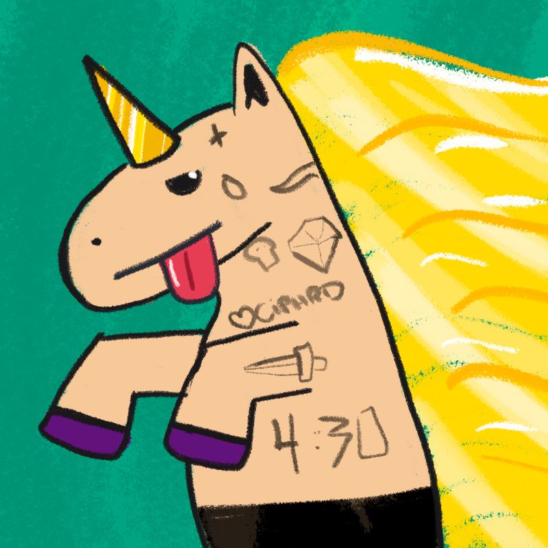 Peculiar unicornos #403 static token preview