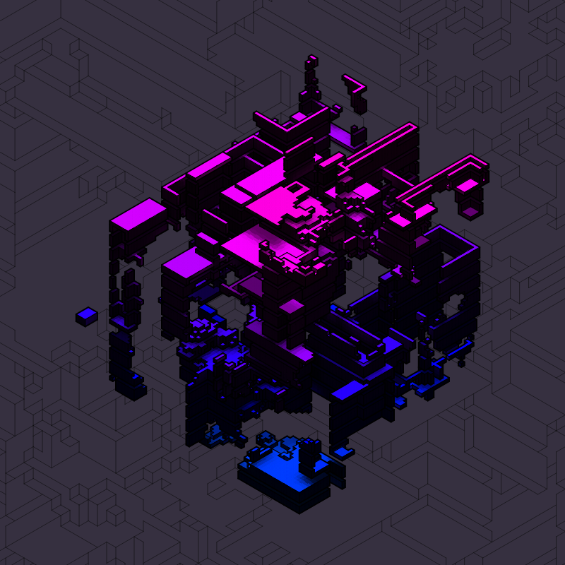 Isofrag generator series I #368 static token preview