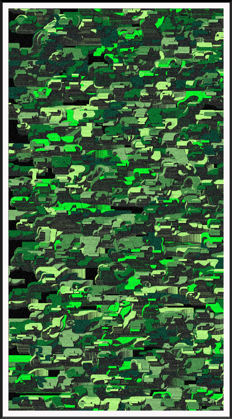 Extrusion - v2 #44 static NFT preview