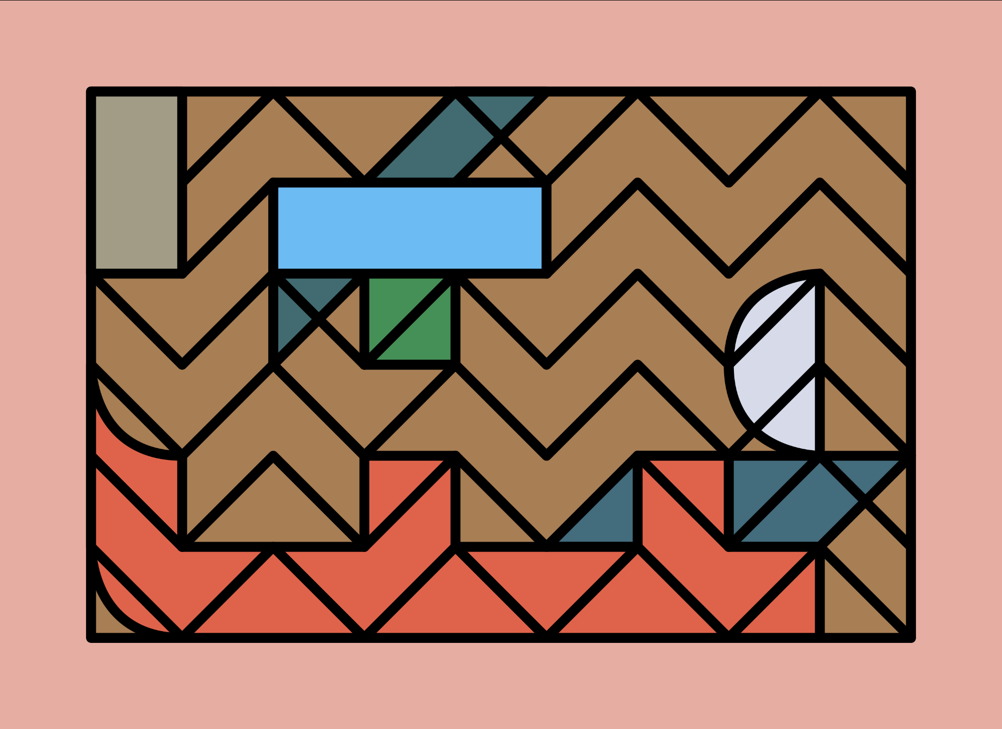 Stack (6x9) #398 static NFT preview
