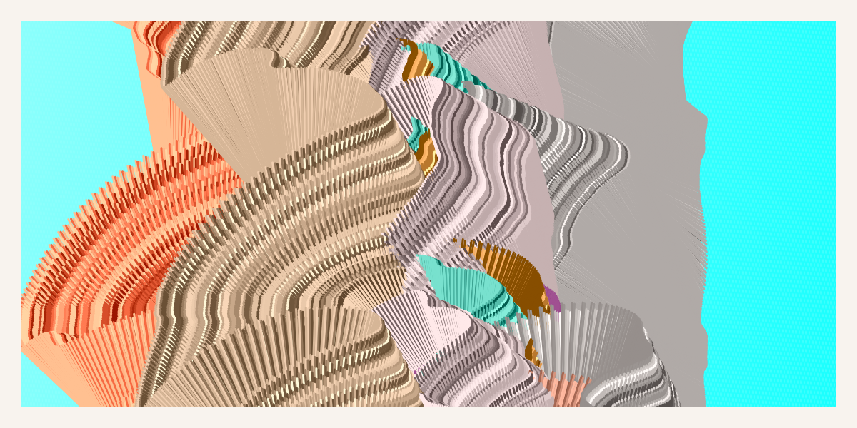 Colorama: Algorithmic Study #64 static NFT preview