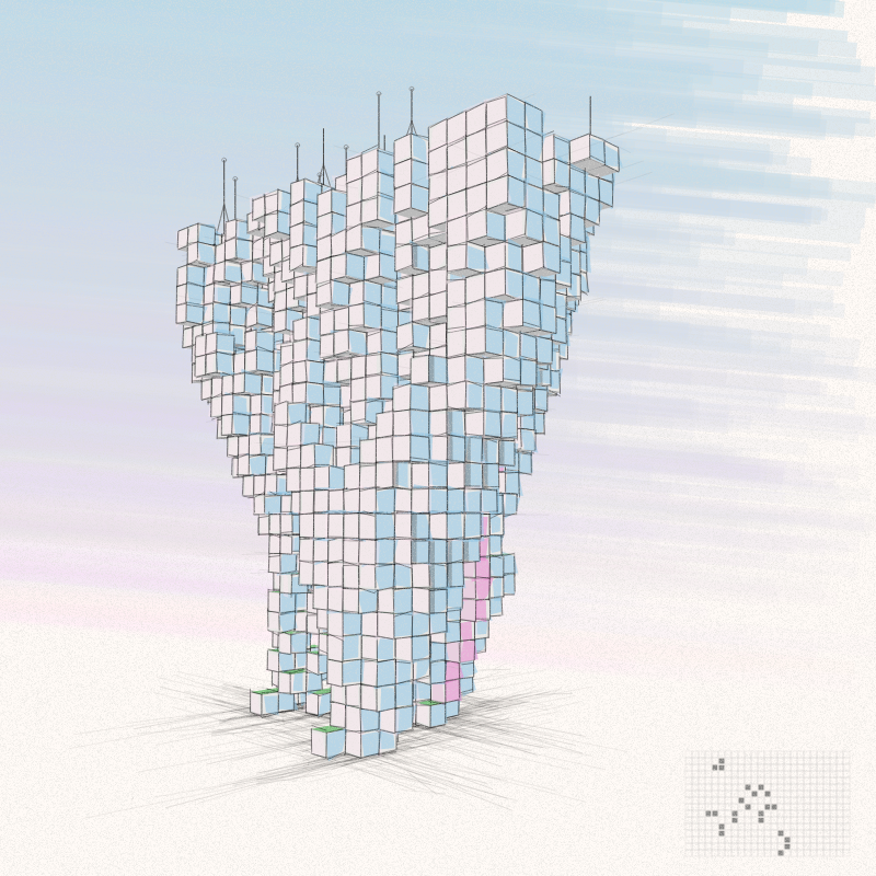 Cellular Skyscrapers #193 static token preview