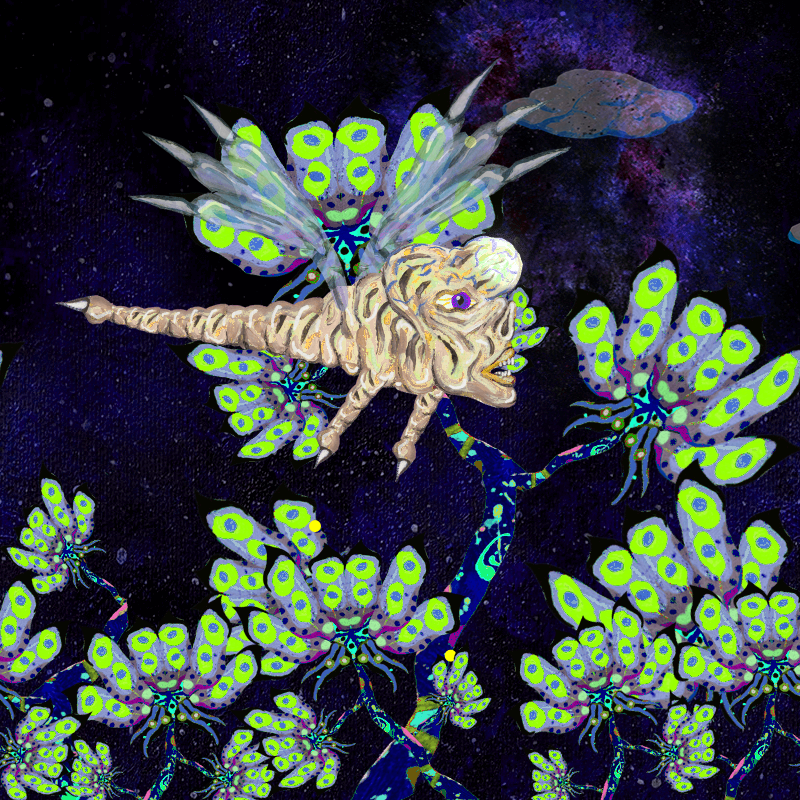 Fireflies and Flower Gardens #159 static NFT preview