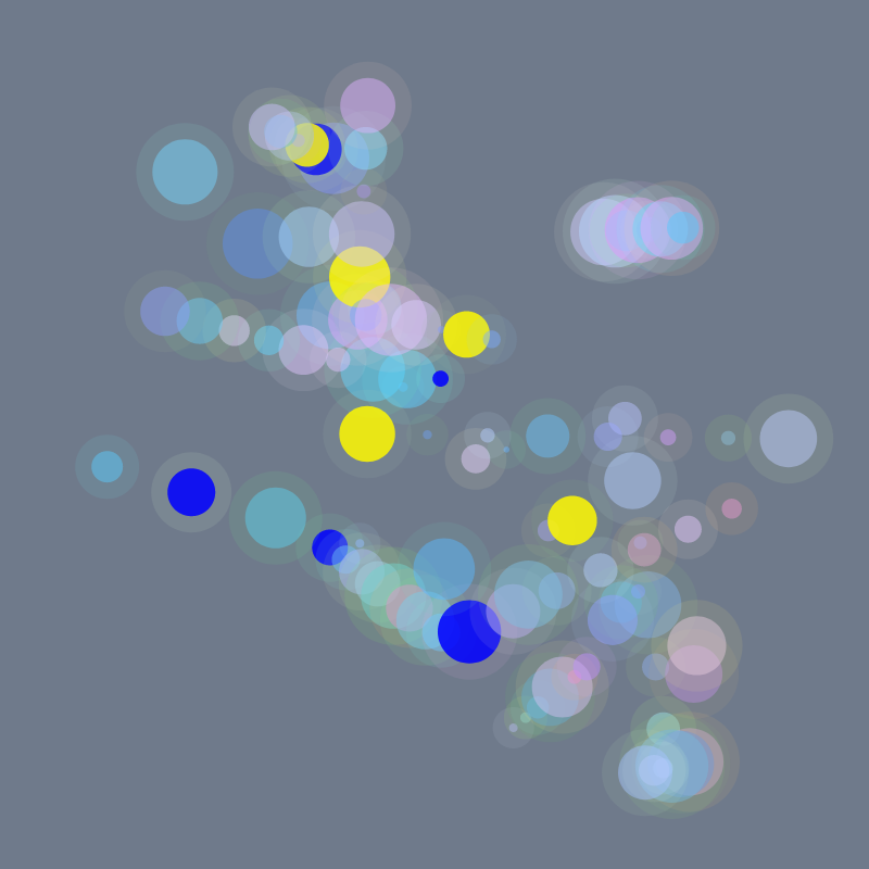 Transient Abstract Bubble Machine #15 static token preview