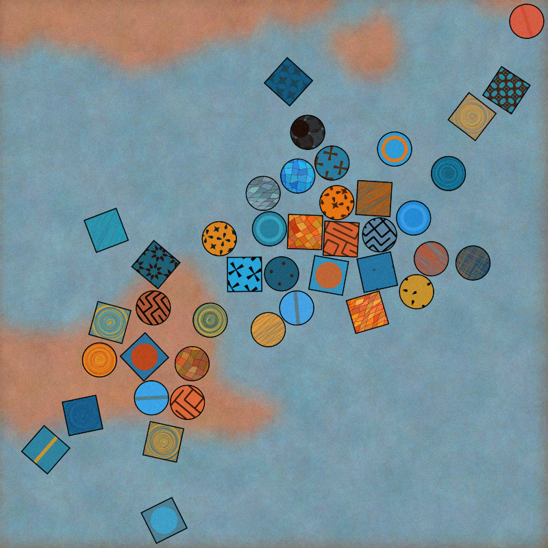 Collisions: Art plus Physics #67 static NFT preview