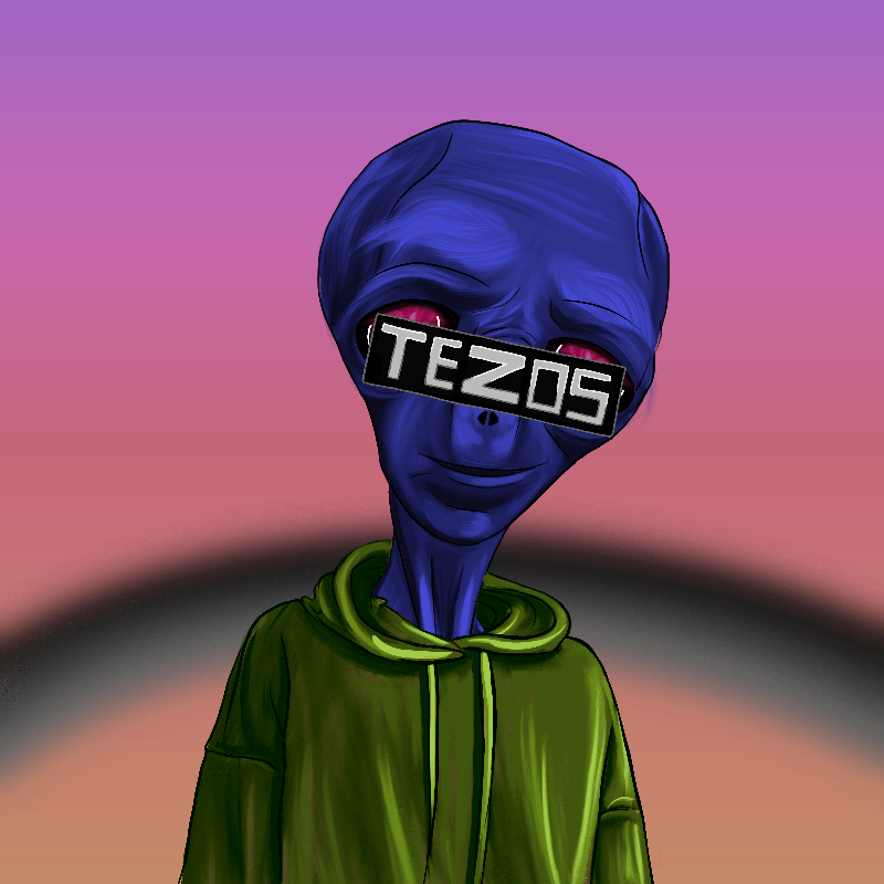 fxAlien #62 static NFT preview