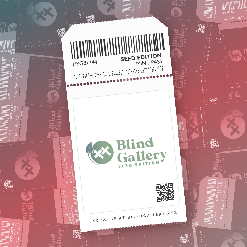 Blind Gallery Mint Pass (Seed Edition) #481 static NFT preview