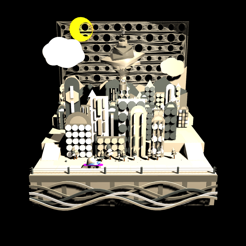 Paper Art 3D #68 static NFT preview