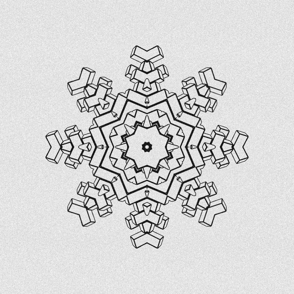 Monochrome Kaleido #374 static token preview