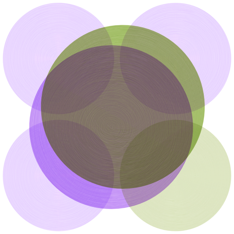 Brushed Circles #65 static NFT preview