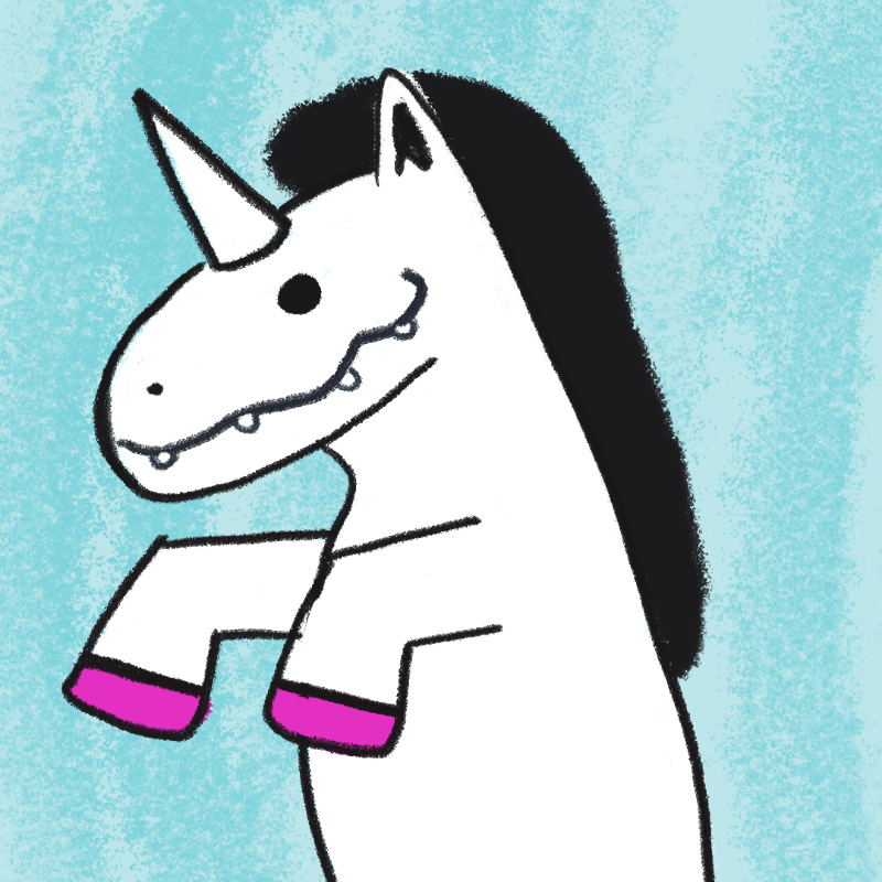 Peculiar unicornos #308 static token preview