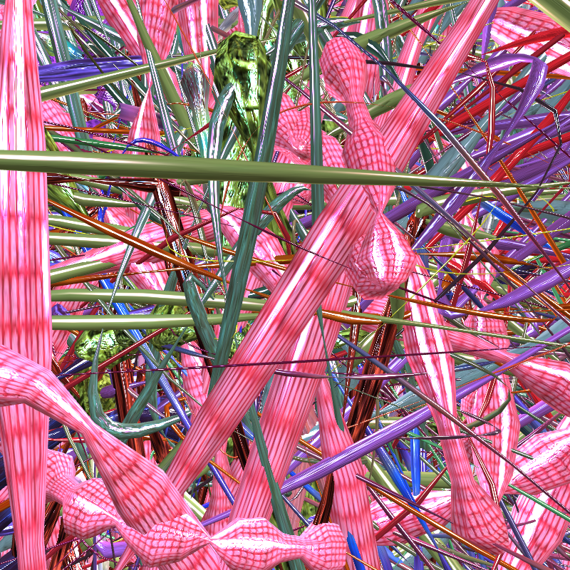 Prismatic Thickets #225 static NFT preview