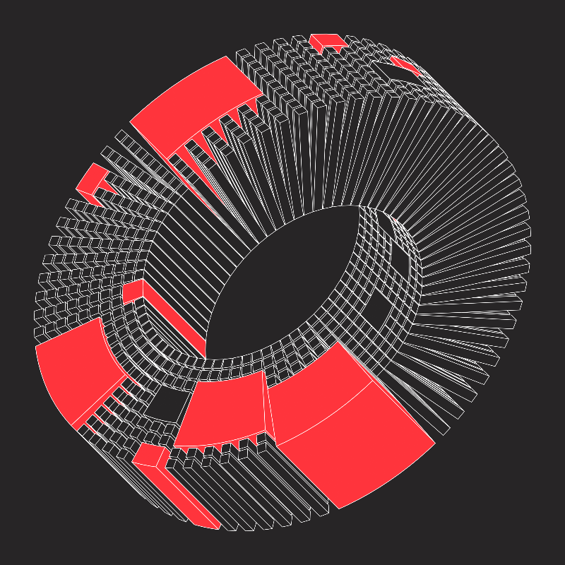 Ex Mobius (Neon Red) #33 static token preview