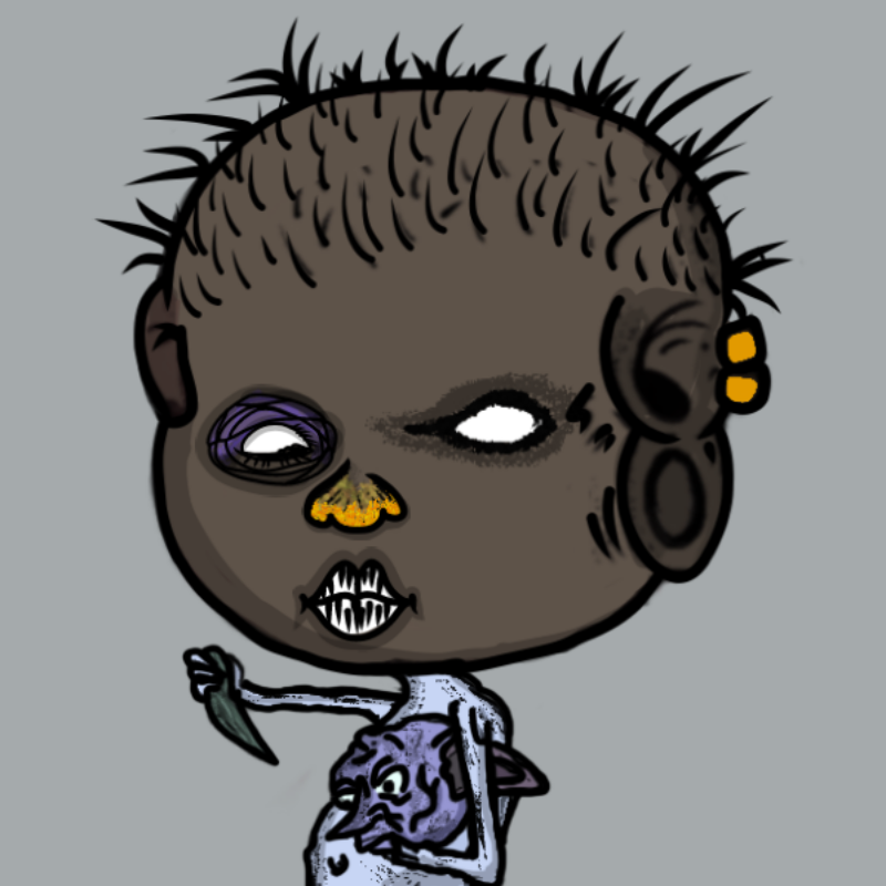Creepy Dolls #83 static token preview