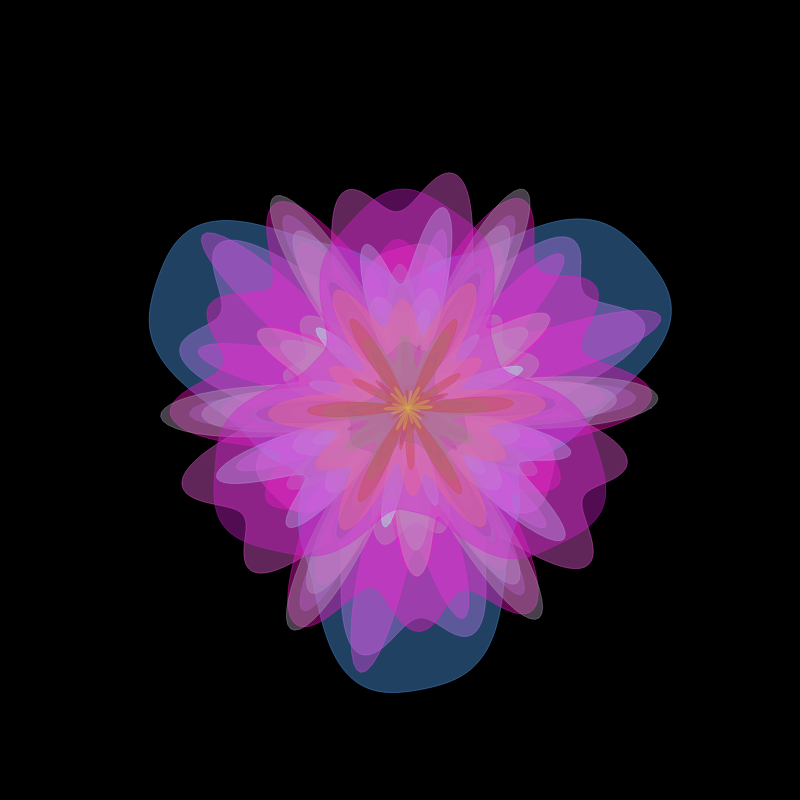 Blooming Flowers #71 static NFT preview