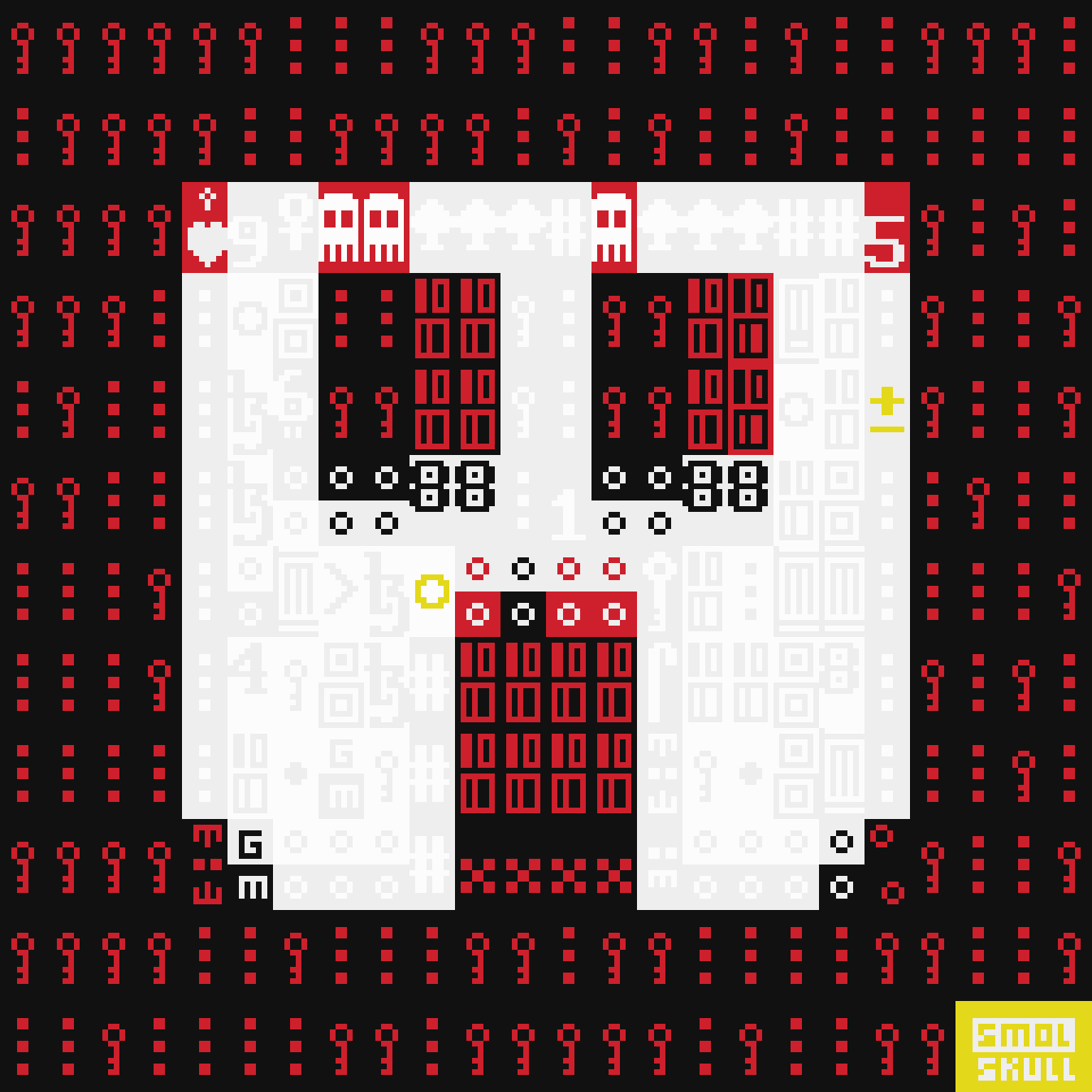 ASCII-SMOLSKULL #386 static token preview