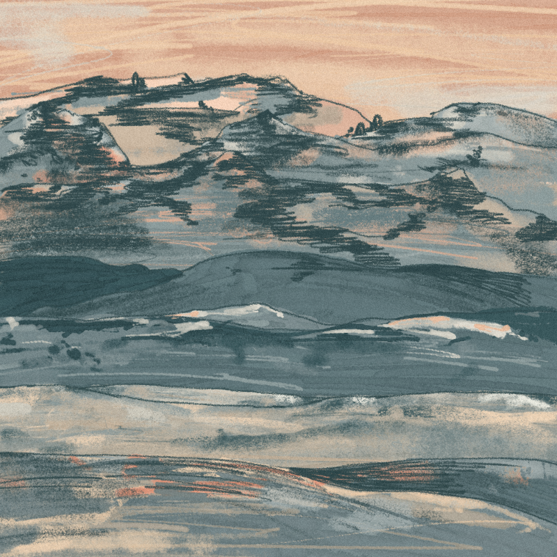 Postcard From The Mountains #46 static NFT preview