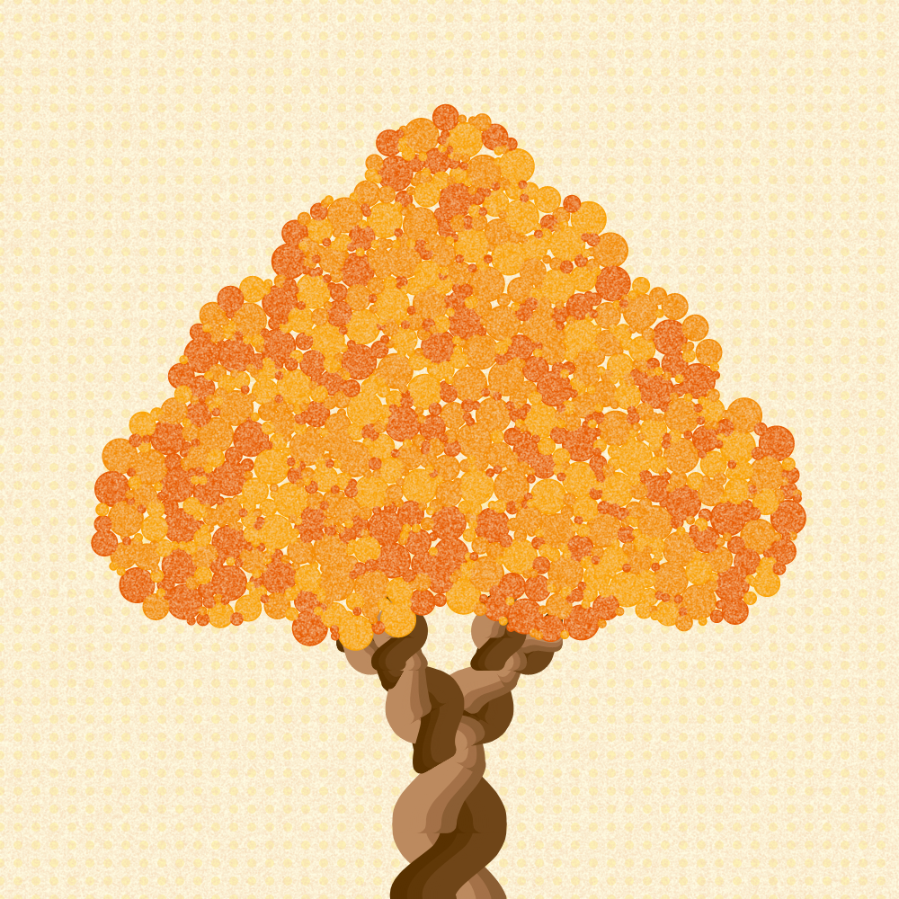 AUTUMN TREE #57 static token preview