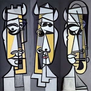 Cubism Bulls project preview
