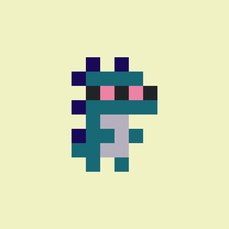 Coded Tiny Dinos #466 static NFT preview