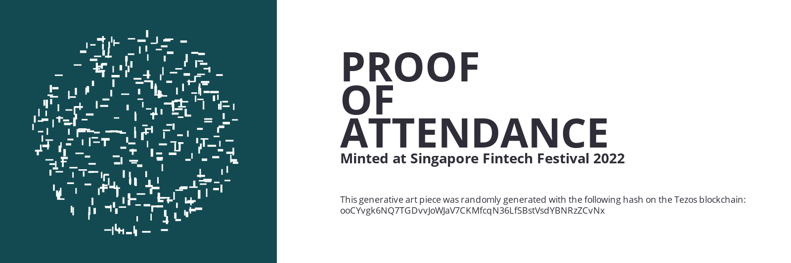 SFF2022 Proof of Attendance Token #1011 static token preview