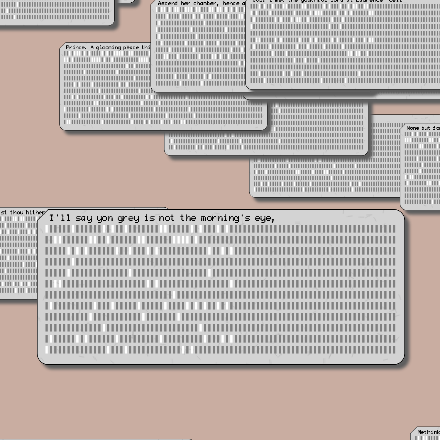 Romeo and Juliet on Punched Cards (Free) #151 static NFT preview