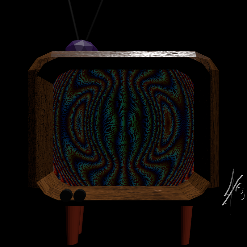 Glitchy TV #7 static token preview
