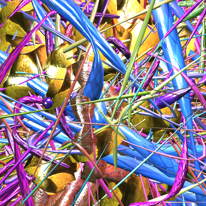 Prismatic Thickets #124 static NFT preview
