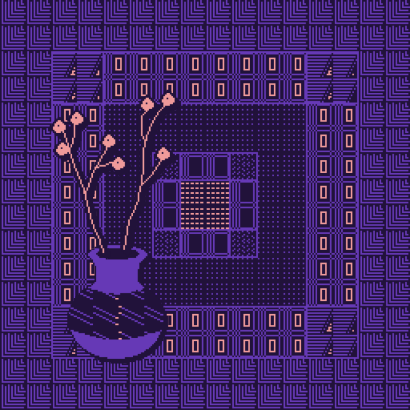 Purple Vases #35 static NFT preview