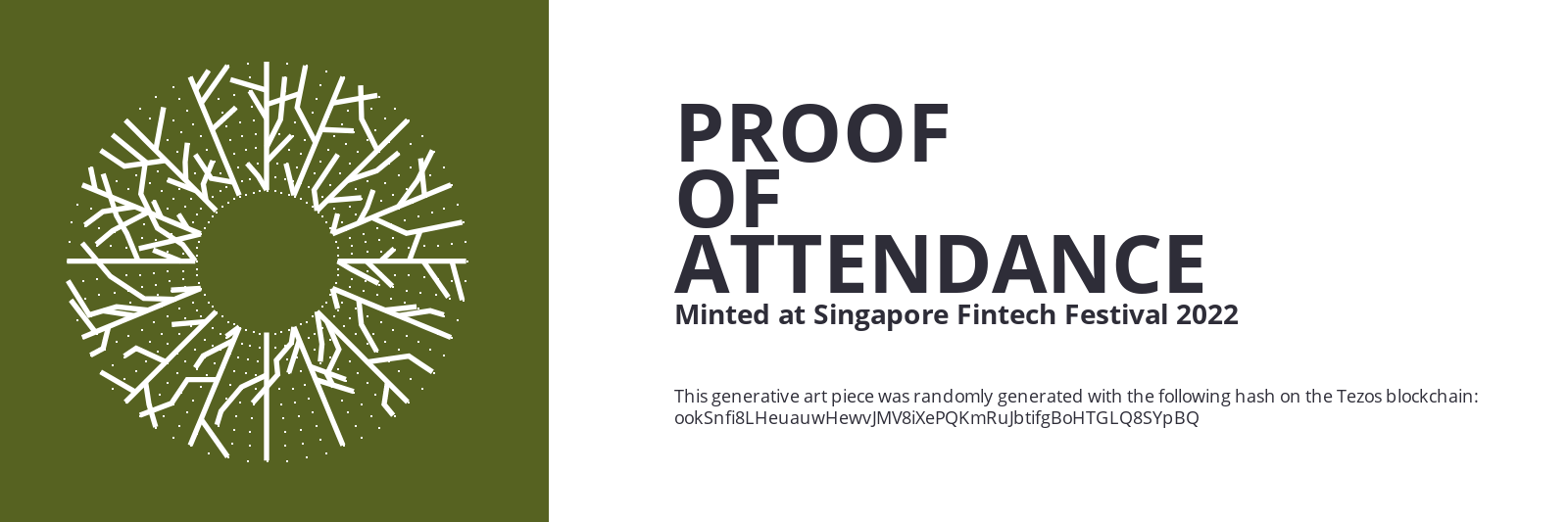 SFF2022 Proof of Attendance Token #95 static token preview