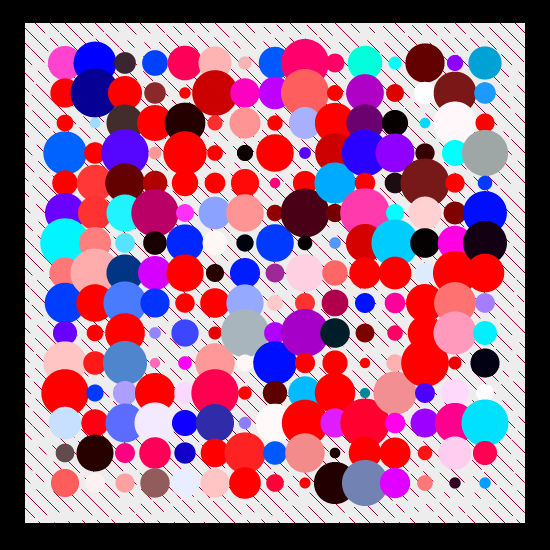 Dots in the Rain #122 static NFT preview