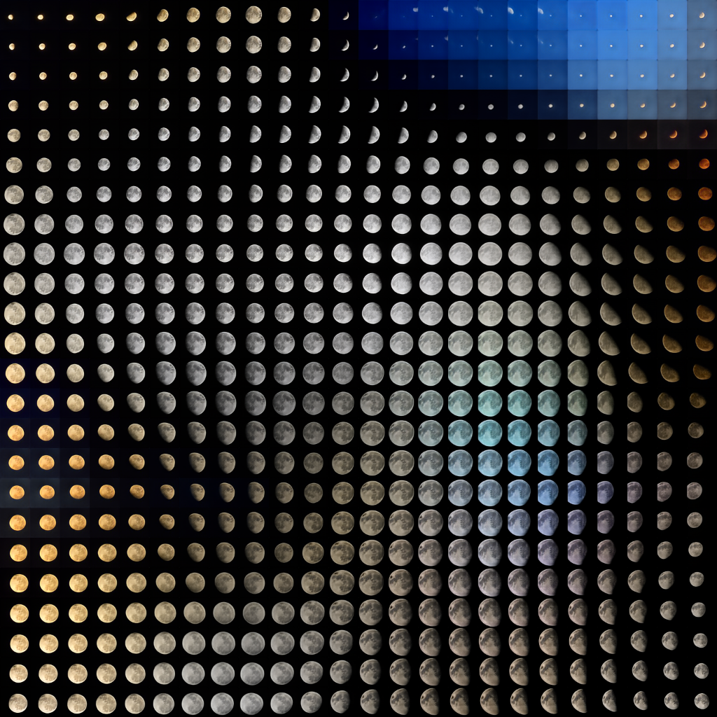 Waxing Crescent #100 static NFT preview