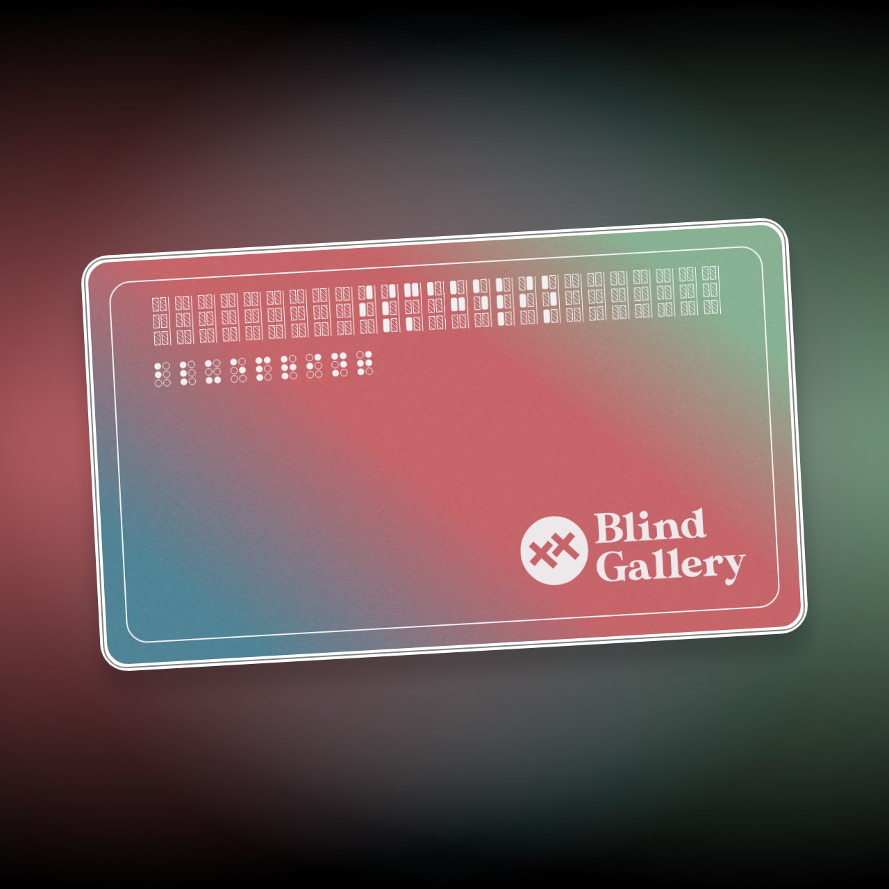 Blind Gallery Club Membership #171 static token preview