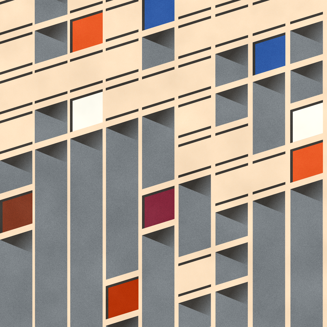 Cité radieuse #91 static NFT preview