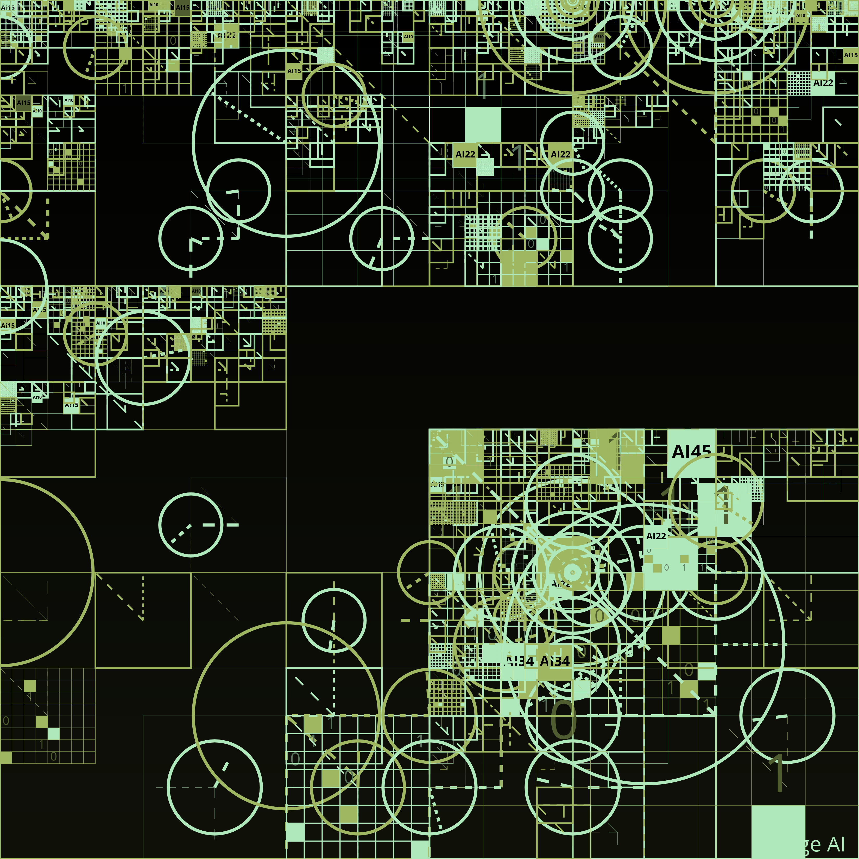 AI Brain Scheme #237 static NFT preview