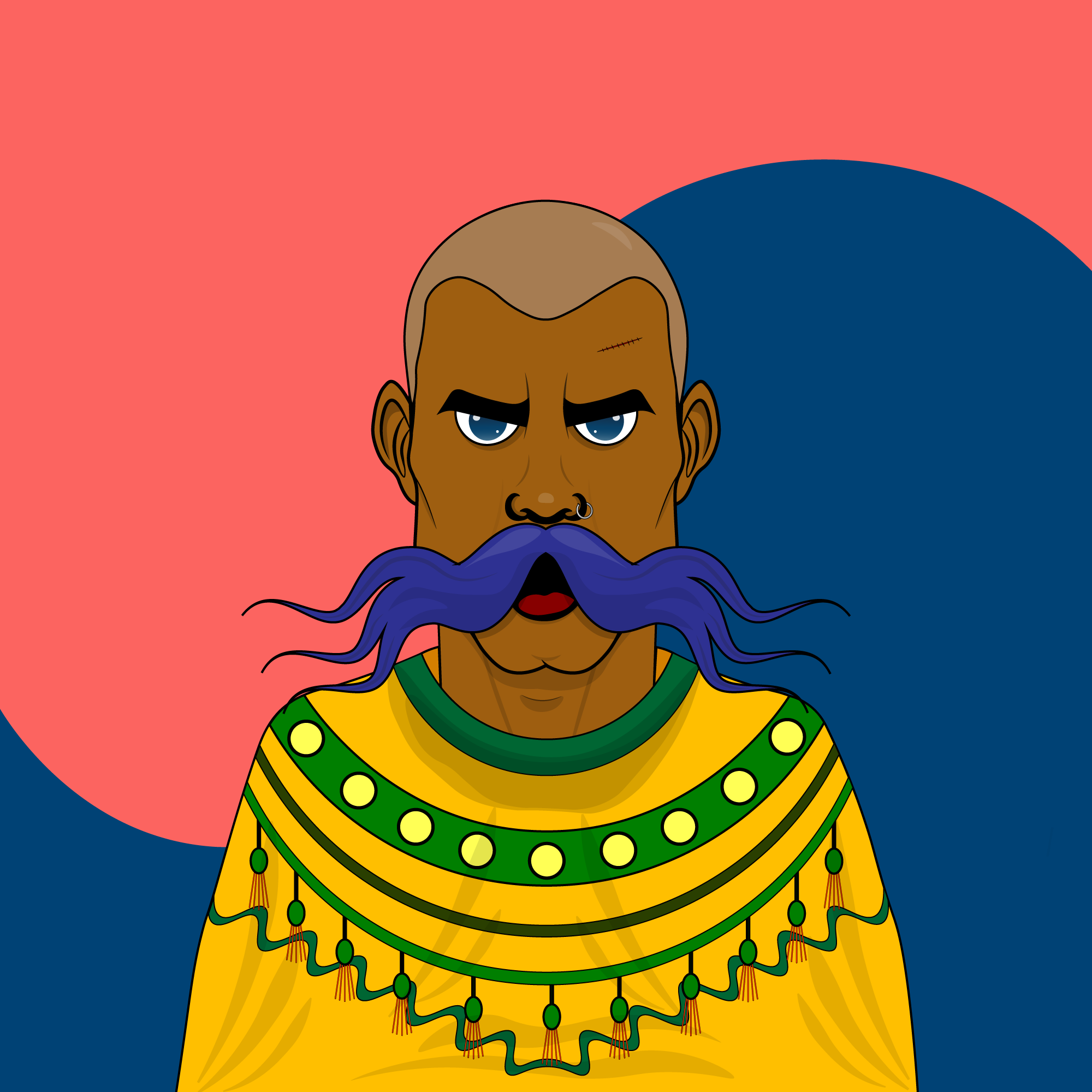 Mustachioed #229 static token preview