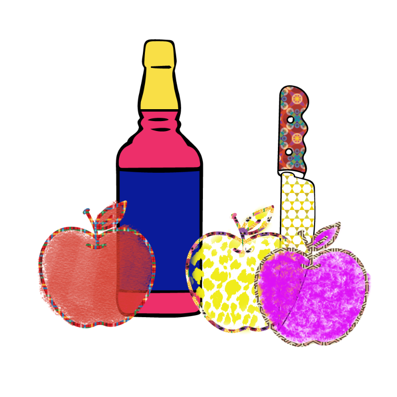 bottle and apples #95 static token preview