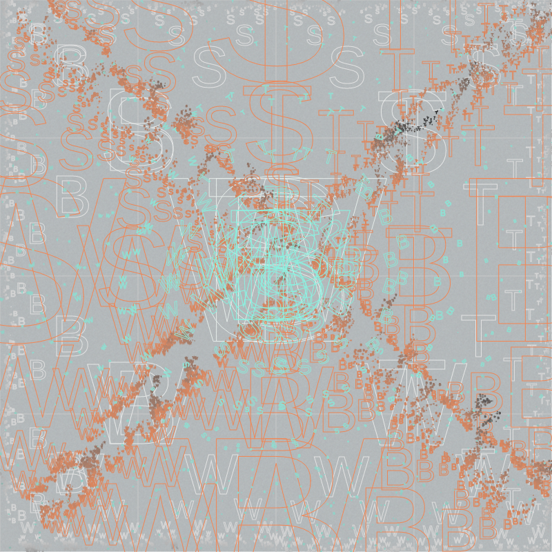 WTBS Logo with Fractals #218 static NFT preview
