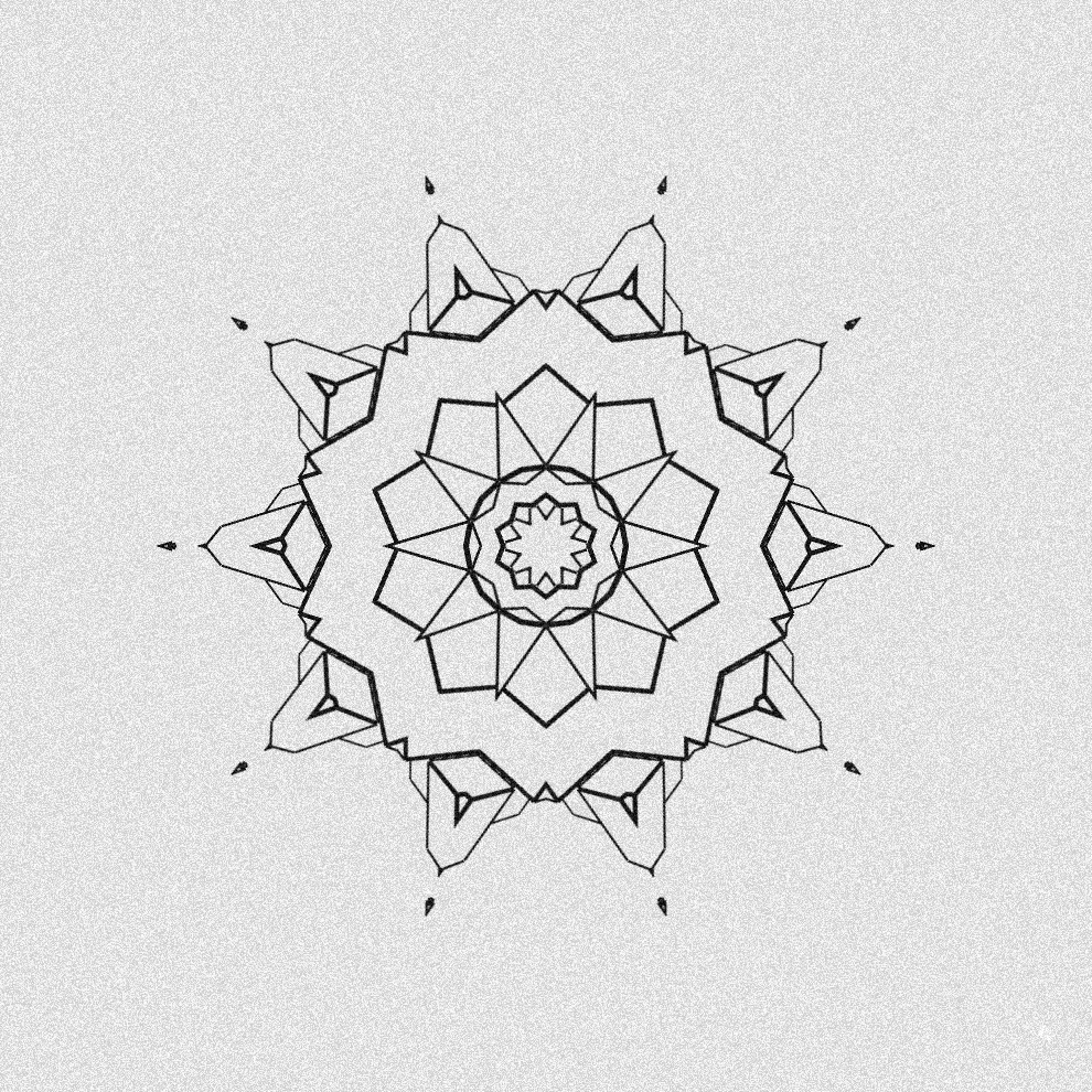 Monochrome Kaleido #218 static token preview