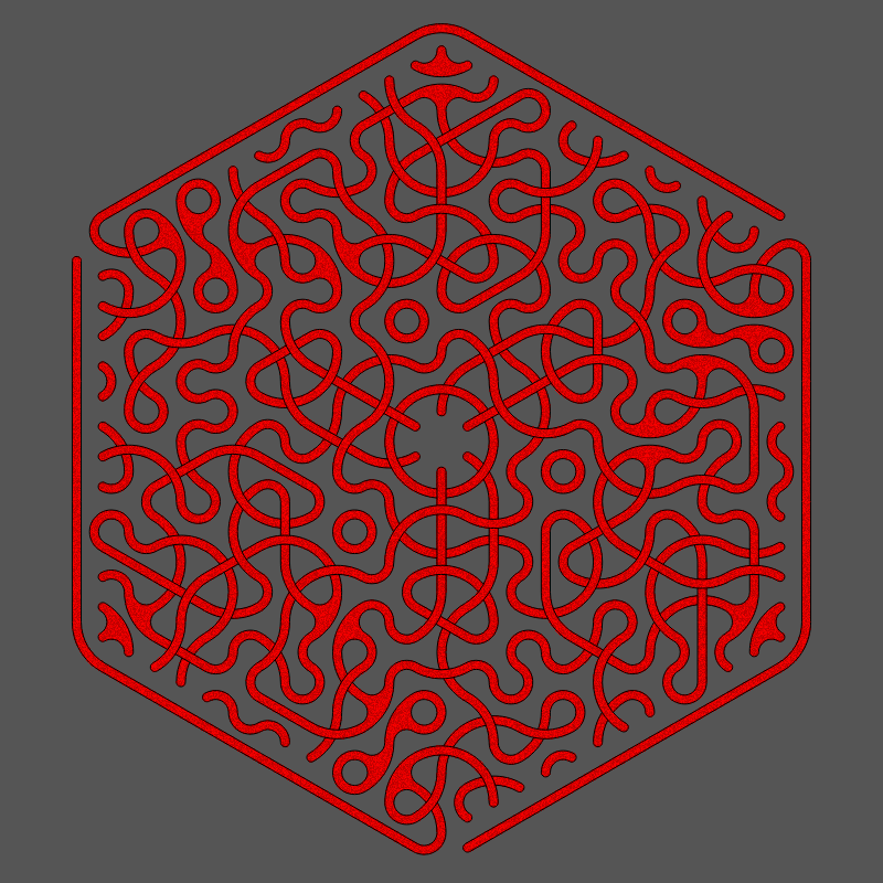 Threefold Symmetry - Dark Variations #351 static token preview